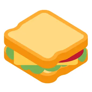 cartoon sandwich